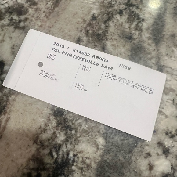 YSL zippy long wallet - Picture 10 of 13